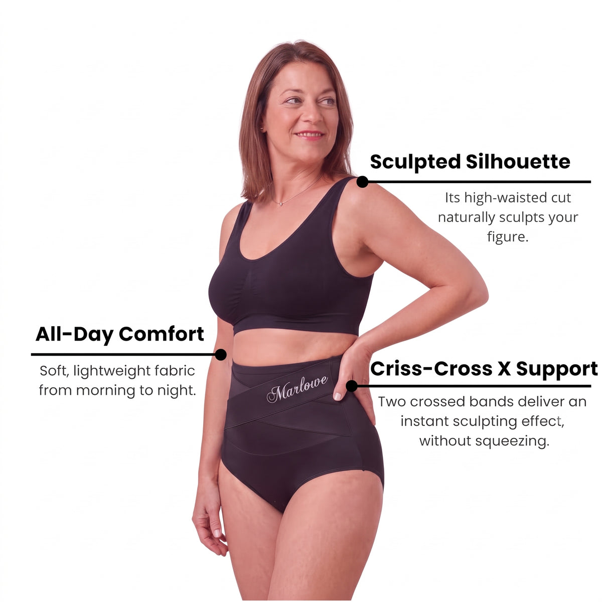 High-Waisted Shaping Brief – Tummy Control